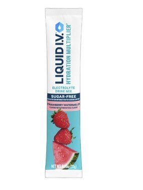 Hydration Electrolyte Drink Mix, Sugar-Free, Strawberry Watermelon, 10-Stick Pac